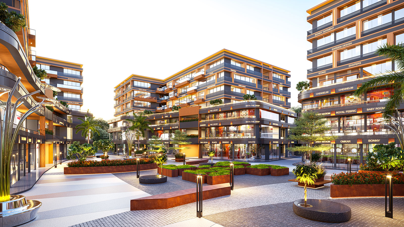 Modern commercial spaces by Shree Ami